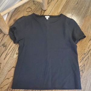 J.Crew Crinkle Tee with Puff Sleeve